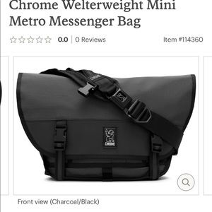 Chrome messenger bag